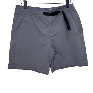 Columbia Grey Nylon Shorts Size 12 Activewear Hiking Outdoor Sporty